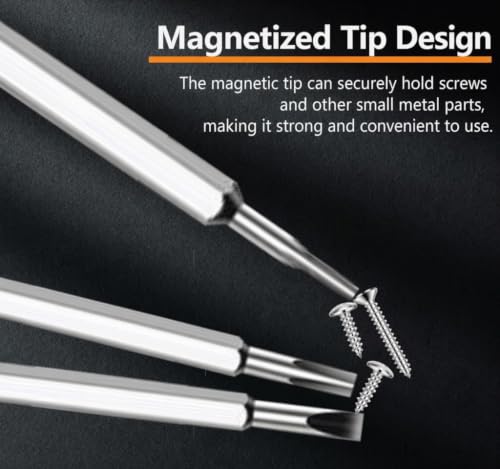 13 in 1 Screwdriver Set, Magnetic Multitool Screwdriver Tool All in One, DIY Multi Bit Magnetic Drive Set with Detachable Handle, Portable Compact Repair Tool Kit for Furniture Computer Bicycle - size: 13-in-1