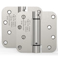 2 Pack 4 Inch Self Closing Door Hinges, Satin Nickel - color: Satin Nickel, size: 4" (2 Pack)