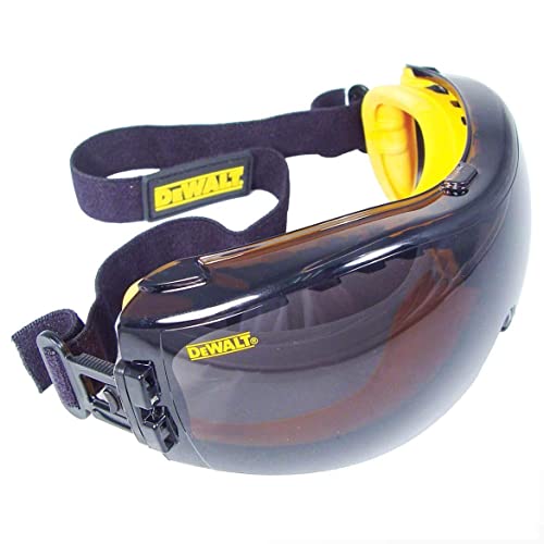 DEWALT Concealer Clear Anti Fog Dual Mold Safety Goggle Dpg82 Unisex Adult Tinted Anti Fog Adjustable Polycarbonate Full Rim - color: Multi