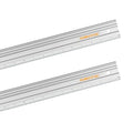 POWERTEC 2PK 18 Inch Machinist Aluminum Straight Edges, for Checking Surface Warp, Marking/Scribing Lines - Used w/Feeler Gauges for Automotive Repairs, Cylinder Head Checks (71213-P2)