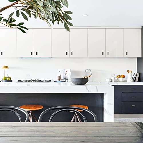 Ravinte 1 Pack Black T Bar Cabinet Knobs 2in Dresser Knobs Single Hole | Matte Black Finish, Solid Metal, Easy Install, Screws Included, Hardware, Kitchen, Bathroom, Drawers, Cabinets - color: Black, size: 1 Pack, style: Round
