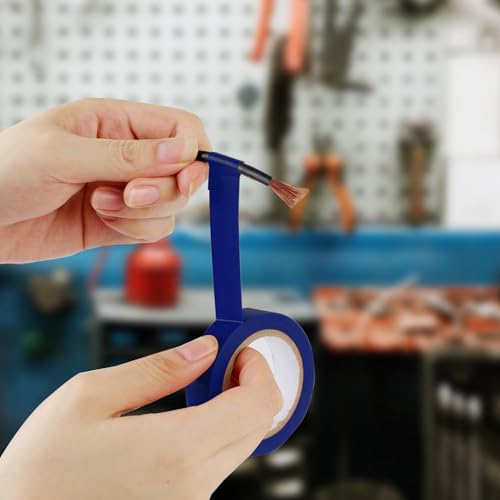 Romeda 9 Pack Electrical Tapes, Electrical Tape Water, Sun, and Oil Resistant, Electrical Tape is Suitable for Most Domestic, Commercial, and Industrial environments - Blue - color: Blue