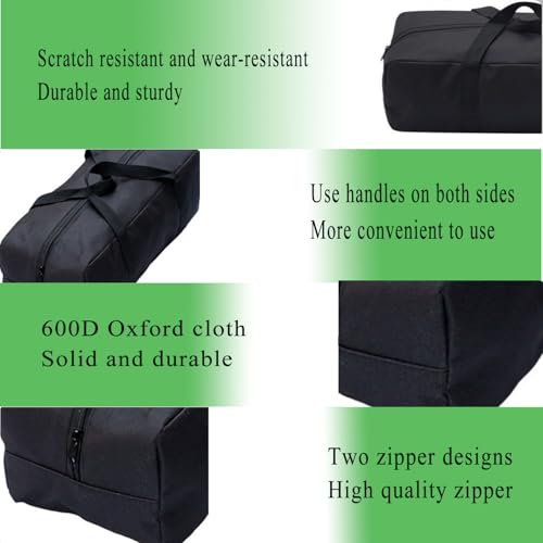 Extra Large Heavy Duty Duffle Bag - Foldable Storage Organizer for Camping Chairs, Grill Tools, Tent, Yoga Mat, Fishing Gear & Tool Kits with Shoulder Strap (52L-27.56''(L)x9.45''(W)x12.2''(H)) - size: 52L-27.56''(L)x9.45''(W)x12.2''(H)