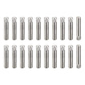 uxcell 3x18mm 304 Stainless Steel Dowel Pins, 50Pcs Knurled Head Flat Chamfered End Dowel Pin, Wood Bunk Bed Shelf Pegs Support Shelves Fasten Elements - size: 3x18mm