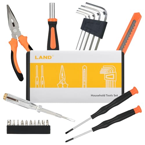 LAND 22-Piece Compact Tool Kit with Toolbox