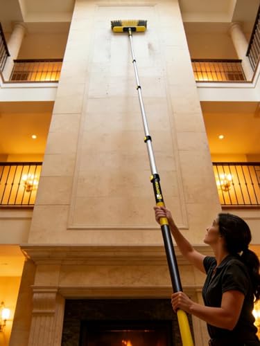 4.5-18FT Telescopic Extension Pole,Heavy-Duty Multi-Purpose Extendable Pole - size: 18 Feet