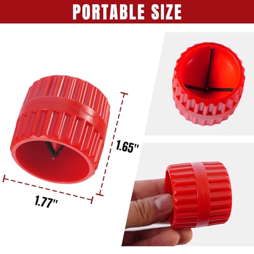 Thorstone 45 Degree Eccentric Flaring Tool Kit for HVAC, Red - size: 7 Sizes (3/16"-3/4")