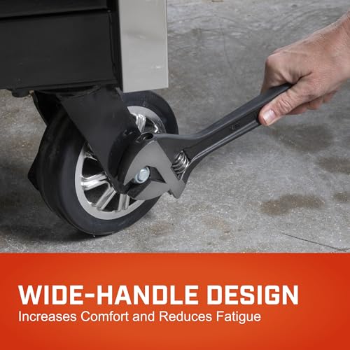 Crescent 12" Adjustable Black Oxide Wrench | AT210VS - size: 12 inch