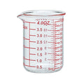 Ackers BORO3.3 4 oz/120 ml Glass Measuring Cup with V-Shaped Spout, 1 Count - size: 120 ML (4 Oz)-SINGLE
