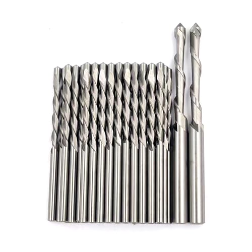 42 Pieces Drywall Cutting Tools, 1/8 Inch(40pcs) and 3/16 Inch(2pcs) Guide Point Cutting Bits,HSS65(M2) Materials Drill Bits, Cutting Drywall, Used for with Spiral Saw and Power Tools