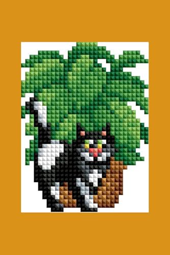 DIAMOND ART CLUB Mini Dazzles- Cats with Plants Diamond Art Kits for Adults - color: Cats with Plants