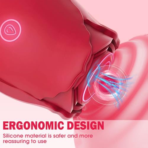Rose Toy Rose Sex Toys Clit Sucker Sex Adult Toys Vibrator for Women G-20 | Newly Rose Viboatorr Rose Vibratoar Suction Vibratoer Automatic Electric Machine Adult Toys for Couples Red