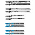Bosch T5002A 10 pc. T-Shank Jig Saw Blade Set for Wood and Metal - size: 10 pack