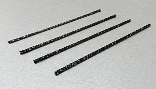 Spiral Saw Blades 4DZ Sizes #2/0#1#2 and #4 Saw Frame Cutting Jewelry Wax & Wood Blades by JTS