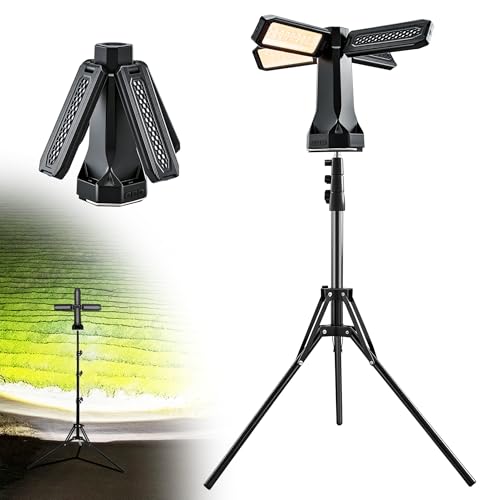 SakerNeo Rechargeable Camping Light with Stand 20000mAh,Work Light - style: BLACK