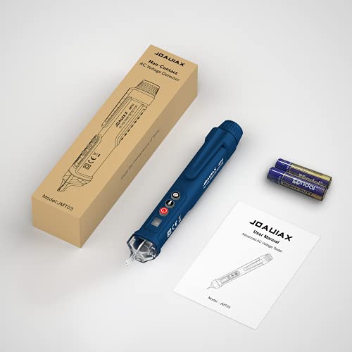 Non-Contact Voltage Tester,Electrical Voltage Detector Pen Null/Live Wire Tester Breakpoint Finder Voltage Measuring Tool Dual Range AC 12V/48V-1000V