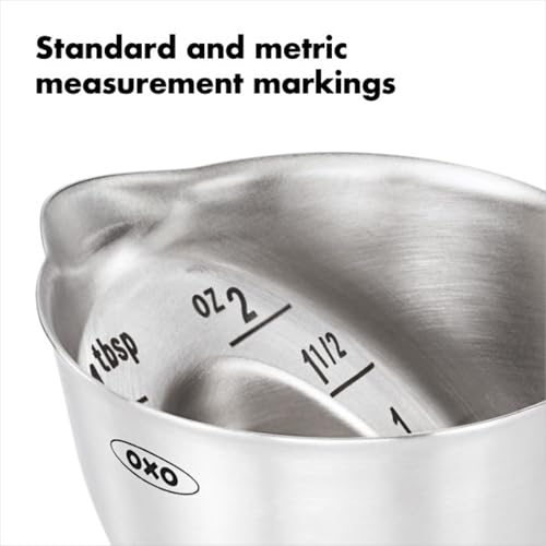 OXO Steel Angled Measuring Jigger - Stainless Finish