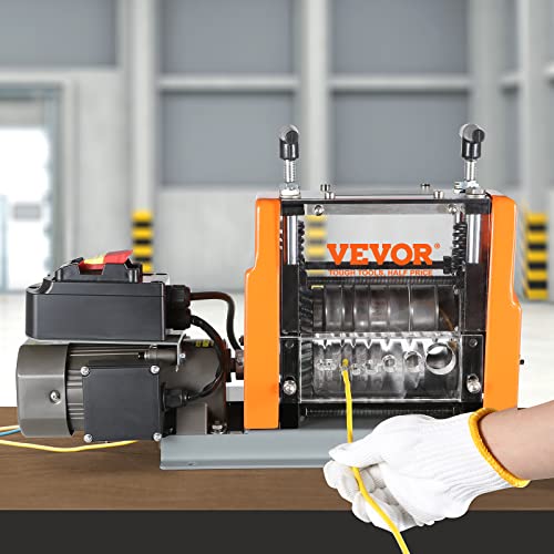 VEVOR Electric Wire Stripping Machine 0.06"-0.98" Automatic Wire Stripper - size: 0.06''-0.98''