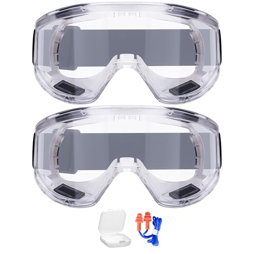 AirGearPro Vision-1000 Anti-Fog Safety Goggles, ANSI Z87.1 Anti-Scratch