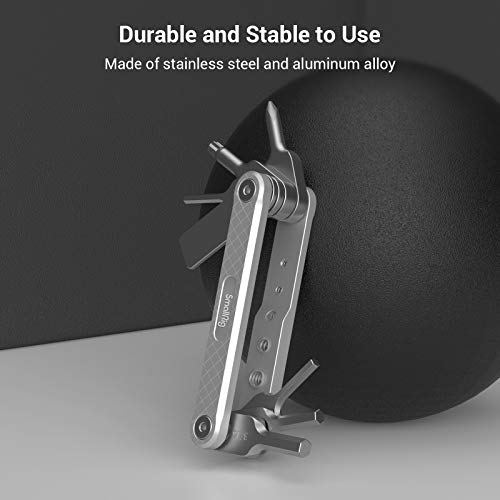 SMALLRIG Folding Tool Set with 7 Functional Tools for Camera - AAK2213D - color: Silver