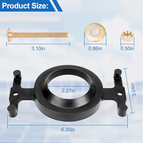 04-3817 Toilet Tank to Bowl Bolt Set Compatible with Eljer Toilet
