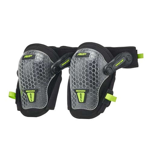 AWP Comfort Hinge Knee Pads, One Size, 1 Pair, Black - size: 1 Pair, style: Gel Pro Foam Padding Knee Pads