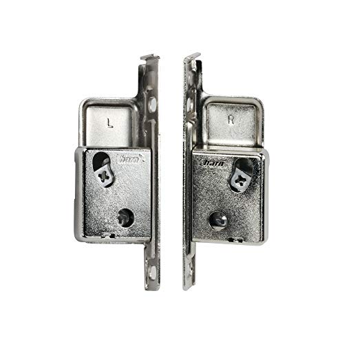 2 Pairs Rok Harn Impaz Drawer Box Slide Runner Front Fixing Brackets - style: 2 Pairs, Left/Right