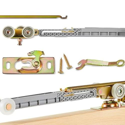 2 Sturdy Metal Silent Nylon Universal Wheels, Glass Sliding Door Pulleys, Bathroom Closet Door Rollers, Replacement Pocket Doors, Sliding Pocket Door Hardware Replacement Roller Components
