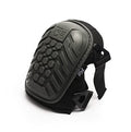 TSE Safety Heavy Duty Professional Knee Pads, Double Strap and Adjustable Clips Hex Pro Knee Pads for Work, Gel Cushion Premium Quality Kneeling Pads for Men and Women,Black Medium