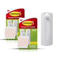 Command Sawtooth Picture Hangers, Damage Free Hanging Frame Hangers, No Tools Wall Hooks for Hanging Sawtooth Frames in Living Spaces, 8 White Picture Frame Hangers and 16 Command Strips - size: 2 Pack