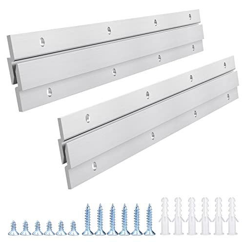 French Cleat Picture Hanger 12 Inch Aluminum Z Hanger 2 Pairs - size: 12inch-2Pairs, style: Standard thick