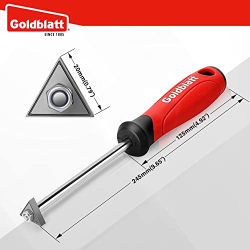 Goldblatt Grout Removal Tool with Replacement Carbide Tip, Scraper Tools