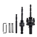 GEINXURN General Hole Saw Mandrel, 7/16-Inch and 3/8 Inch Hole Saw Arbor with 3Pcs Central Drill/2PCS Hex wrench/2Pcs Spring - size: GHSM038G