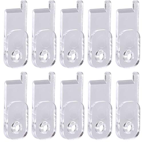 YLOVAN Toggle Switch Plate Cover Guard 10 Pack Clear - Security, Circuit and Child Protection for Indoor/Outdoor Wall Plate Covers