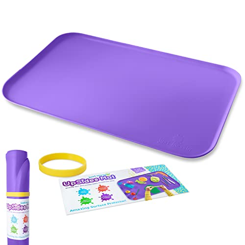 Just Messin’ Silicone Arts and Crafts Mat for Kids, 16" x 26", Purple - color: Purple, size: 16" x 26"