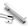 Asidrama 6 Pack 3.75 Inch(96mm) Polished Chrome Kitchen Cabinet Handles, Cabinet Pulls Kitchen Cabinet Hardware for Cupboard Drawer Pulls - color: Polished Chrome, size: 3.75" Hole Center, style: 6 Pack