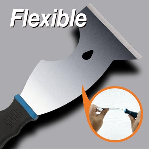 3 Inch Paint Scraper Tool - 3 pcs Multi-Purpose Putty Knife - color: 3 Pack, 3 Inch