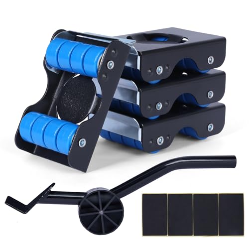 Furniture Sliders Appliance Rollers Furniture Mover with Wheels - size: 700LBS