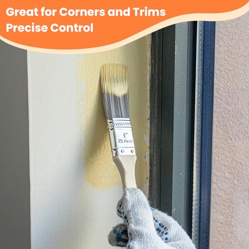 Paint Roller Covers, 26 Pack, 4 Inch 3/8" Nap Microfiber