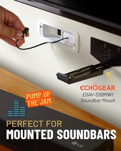 ECHOGEAR in Wall Cable Management Kit for TV & Soundbar, DIY Cord Hider