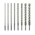 8-Piece 12in SDS Plus Drill Bits for Brick, Stone, Concrete, 1/4in x 12in, 5/16in x 12in, 3/8in x 12in, 1/2in x 12in, 5/8in x 12in, 3/4in x 12in, 7/8in x 12in, 1in x 12in (12" 8-Piece Set) - size: 8-Piece Set