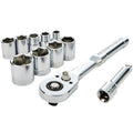 CRAFTSMAN 11-Piece Socket Set, Metric, 3/8 Inch Drive, Low Profile Ratchet, 90-Tooth (CMMT12127) - style: NEW MM, 11 Piece