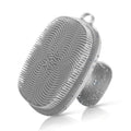 Face Scrubber Face Scrubber for Men Facial Cleansing Brush Silicone Face Wash Brush Manual Waterproof Cleansing Skin Care Face Brushes for and Exfoliating (Gray) - color: Gray