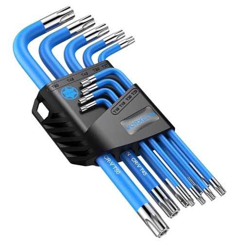 9-Piece Star Torx Wrench Set T10 to T50 - size: 9PCS Blue Star Wrench Set