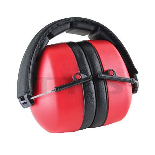 TITUS 3 Series, Onyx 37 Original Highest NRR Noise Reduction Earmuffs - color: 10 Pack Red (Premium Band / Earmuffs Only) No Logo