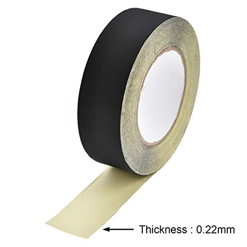 uxcell 40mm Acetate Cloth Tape for Laptop Electric Auto Guitar Repair High Temperature Adhesive Tape Black 30m/98.4Ft - size: 40mm