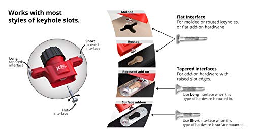 Picture Hanging Marking Tool No-measure Keyhole & Sawtooth Fastener Locator