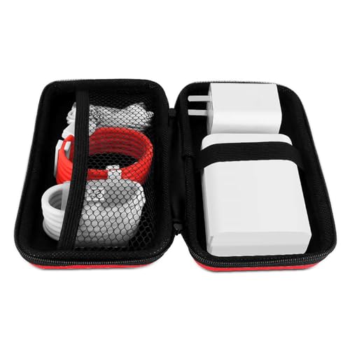 iMangoo Travel Essential Electronics Organizer Charger Case Carrying Pouch - color: Red, size: Small