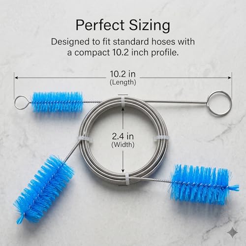 Flexible Drain Clog Remover Brush Single Head Extended Reach Cleaning Tool for Bathroom Kitchen and Sink Drains Blue - color: Blue, size: Medium