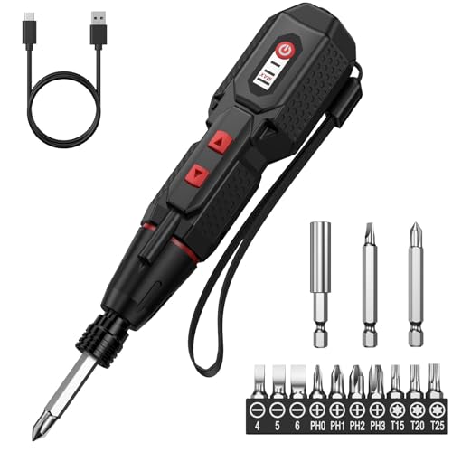 4.2V Electric Cordless Screwdriver, 3 Torque Settings & 13 Bits